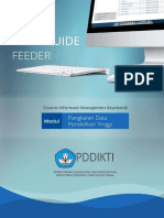 User Guide PDDIKTI - FEEDER (Admin PT) PDF