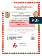 Informe Tecnica de Observacion y Guia de Observación PDF