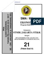 Soal PRA UJIAN NASIONAL EKONOMI SMA KODE A (21) (Pak-Anang - Blogspot.com) PDF