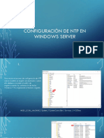 Configuración de NTP en Windows Server