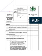 Daftar Tilik Malaria