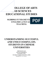 Differences Between Successful and Unsuccessful EFL Learners