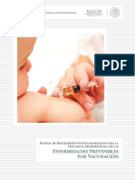 Manual de Procedimientos Estandarizados - Enfermedades Prevenibles Por Vacunación PDF