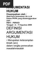 Download Argumentasi Hukum by Budi Herudi SN356428593 doc pdf