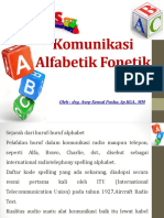 KOMUNIKASI ALFABET FONETIK