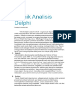 Teknik Analisis Delphi
