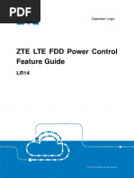 ZTE LR14 LTE FDD Power Control Feature Guide