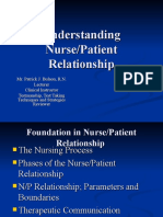 Understanding Nurse/Patient Relationship