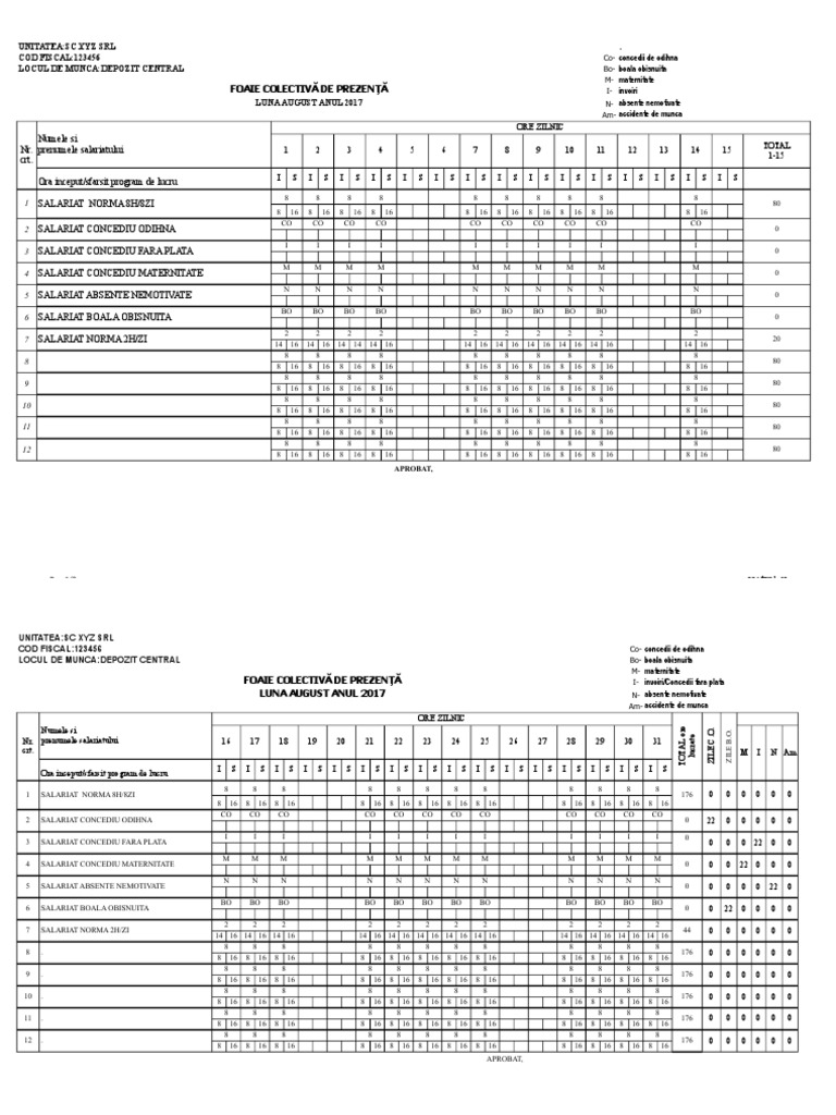 PONTAJ Model Completat | PDF