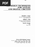 Vlsi Design Techniques For Analog and Digital Circuits PDF