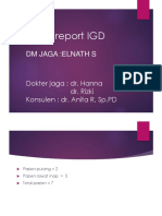 Morning Report IGD: DM Jaga:Elnath S