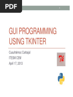 GUI Programming Using Tkinter PDF