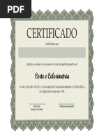 Certificado Corte e Colorimetria - Deni Costa