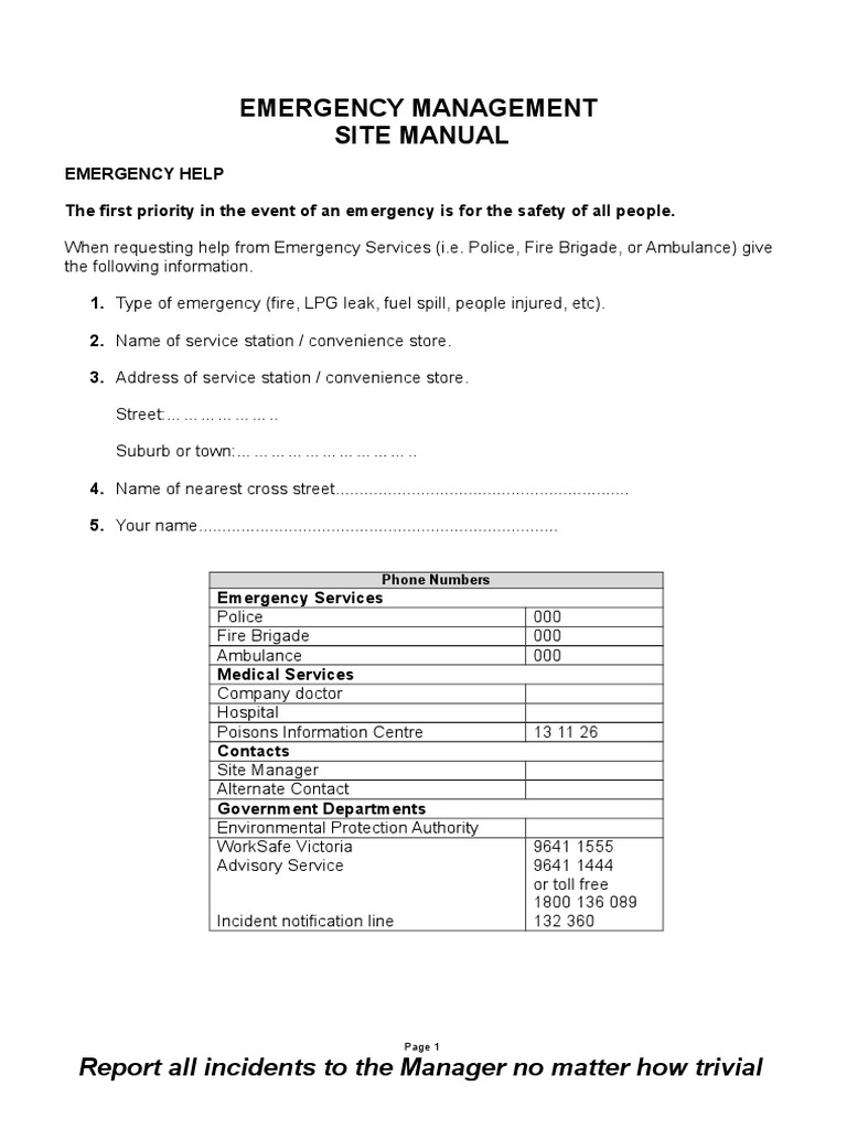 Emergency Flip Chart.doc Emergency First Aid