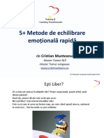 5 Metode Echilibrare Emotionala