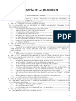 Filosofía de La Religión - Apuntes Segundo Cuatrimestre - Filotecnologa PDF