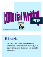 Editorial Writing Tips