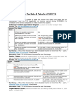 Income Tax Slabs_2017-18 and 2018-19