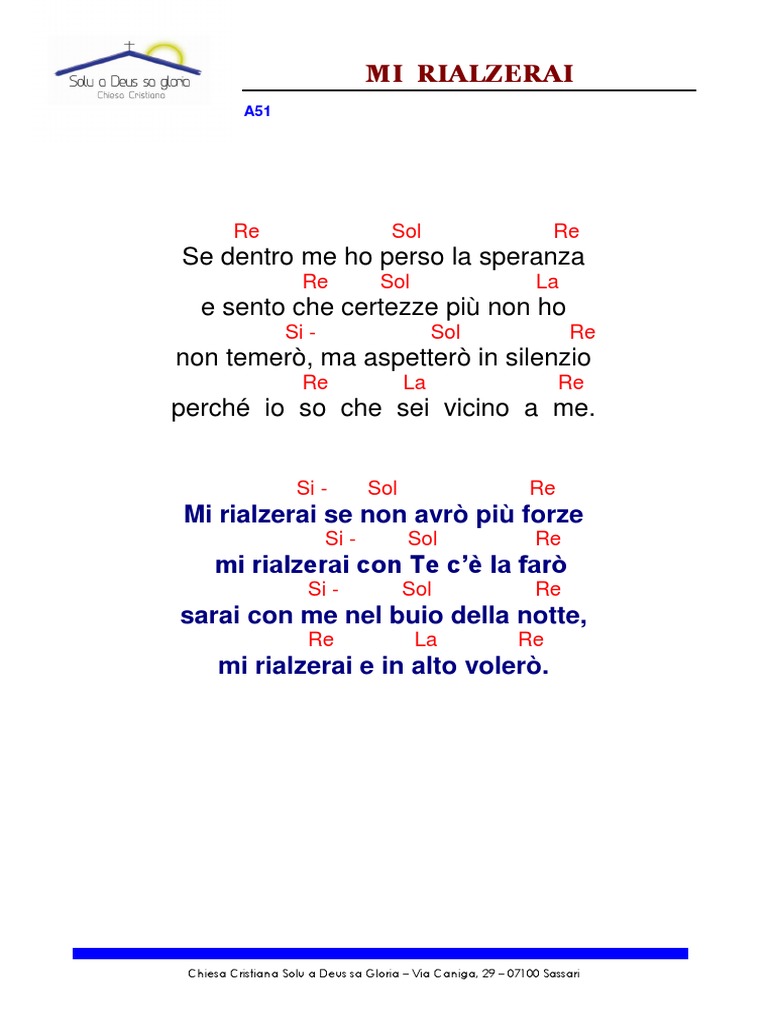 Mi Rialzerai Pdf