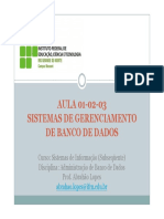 03-04 Sistemas de Gerenciamento de Banco de Dados