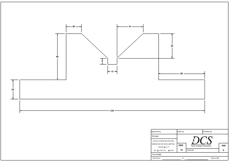 Technical Drawing Specifications Document | PDF