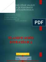 PLANIFICACIÓN  ESTRATÉGICA