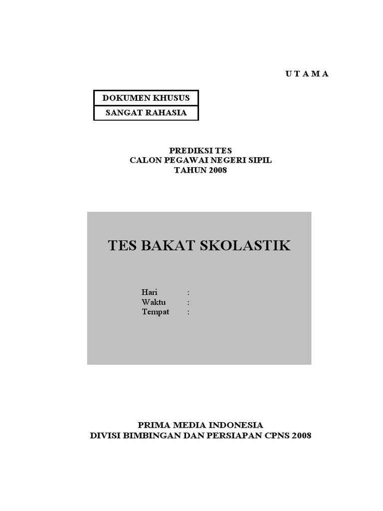 Contoh soal Tes bakat skolastik 2008.pdf