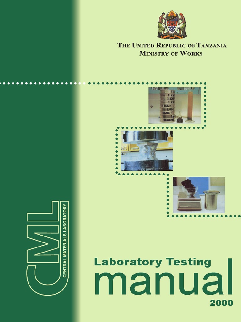 Laboratory Testing Manual (2000) PDF PDF Soil Mechanics Soil