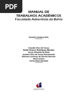 Manual de Trabalhos Academicos Da FADBA 2015