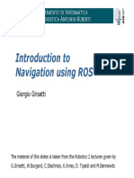 Robot Programming ROS Introduction To Navigation PDF