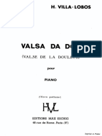 Villa-Lobos - Valse de La Douleur PDF