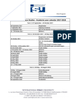 Academic Year Calendar 17-18