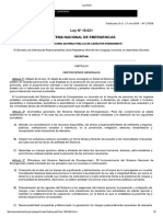 Ley 18.621 - SISTEMA NACIONAL DE EMERGENCIAS - Uruguay