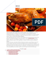 Pavo al Horno navideño peruano