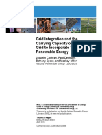 NREL 62607 Grid Integration and The Carrying Capacity of US Grid Renewable Integration