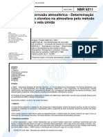 NBR 06211 - 2001 - Corrosão Atmosférica PDF