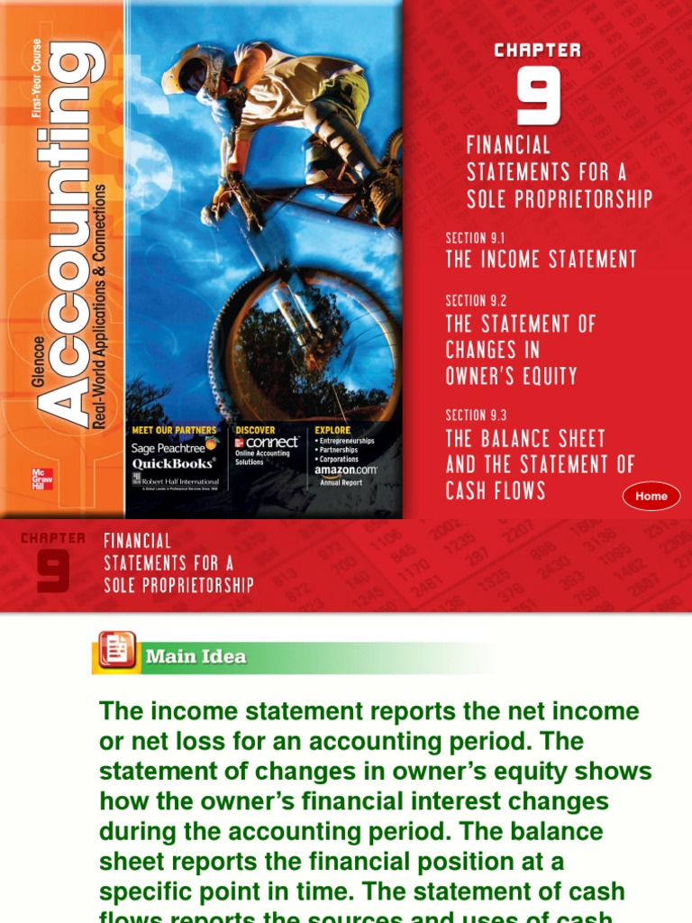 Accounting CH 9 PDF Cash Flow Statement Balance Sheet