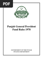 Punjab GPF Rules 1978 PDF