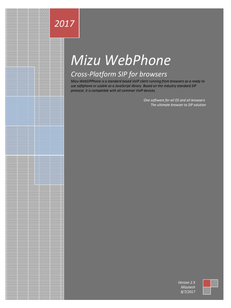 Webphone Documentation | PDF | Java Script | Session Initiation Protocol
