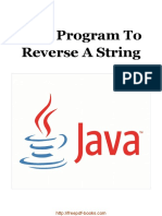 Java Program To Reverse A String