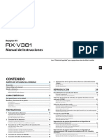 RX-V381 Manual Spanish