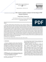 Material Modelling in The Seismic Response Analysis For The Design of RC Framed Structures