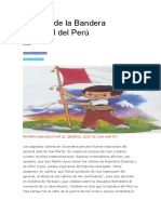 Historia de La Bandera Nacional Del Perú