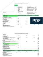 Costo Produccion - Fresa PDF