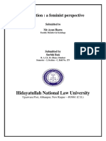 Prostitution: A Feminist Perspective: Hidayatullah National Law University