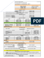 Calendario Academico 2017 - Reglamento