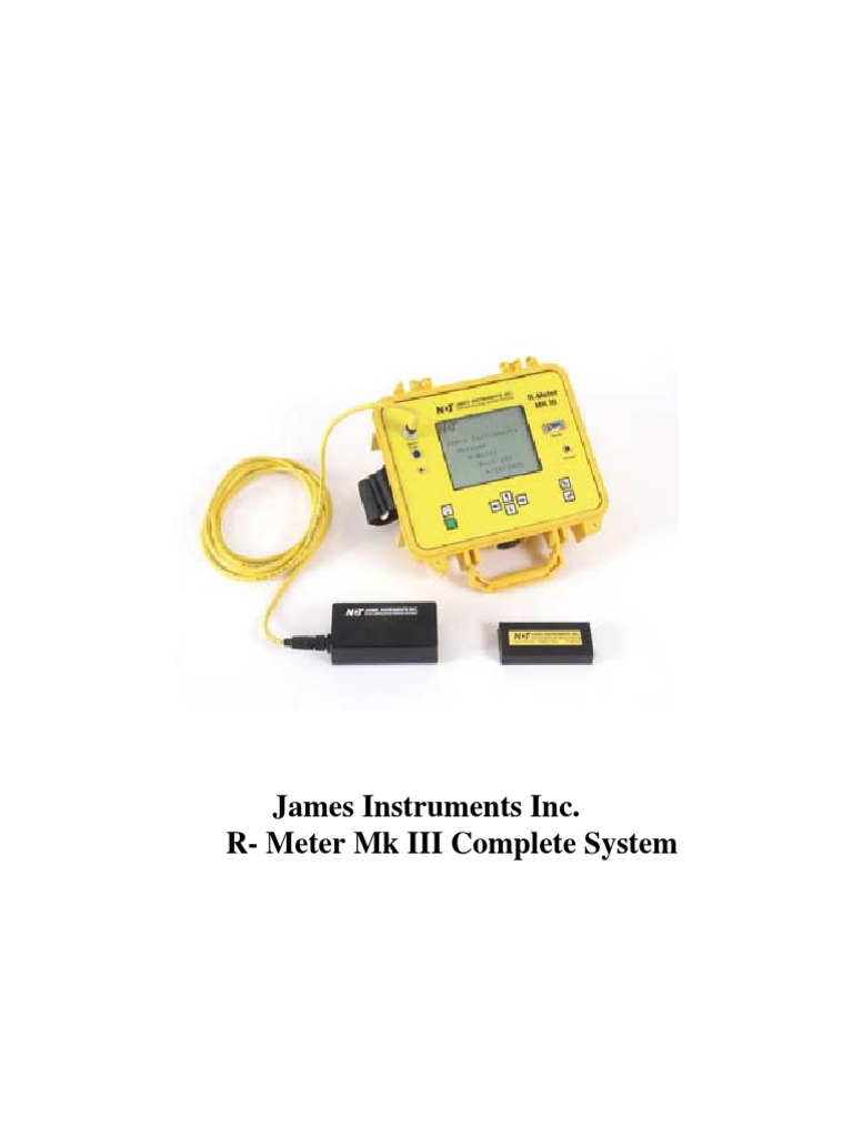 R-Meter Mk III: Metal Detection in Concrete | PDF | Menu (Computing ...