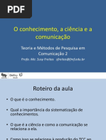 1 - O Conhecimento e a ciência.pptx