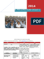 Malla Matematicas Ciclo 1