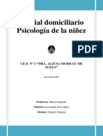 Parcial Domiciliario Psicología de La Niñez